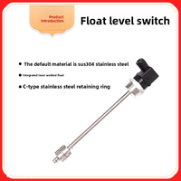 Hirschmann FI072 Capteur de niveau à flotteur en acier inoxydable pour huile hydraulique, lubrifiant et eau, avec contrôle multipoint et interrupteur à lamelles