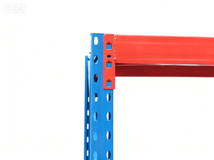 מתלה מתקפל רב-שכבתי CYD 300 ק\\\"ג, פלדת פח מגולגל קר עמידה, 4 שכבות, ציפוי אבקה כחול-לבן, מוגן קורוזיה - Product Image 3