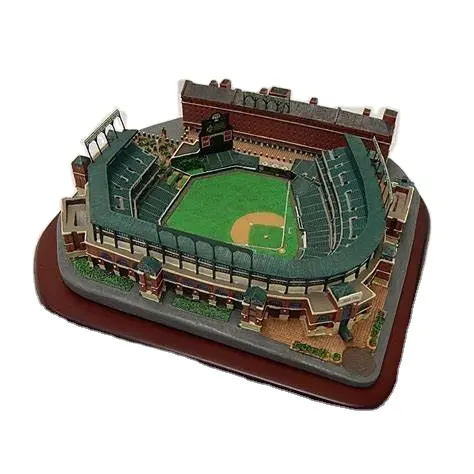 Réplica de estadio de béisbol en miniatura de poliresina
