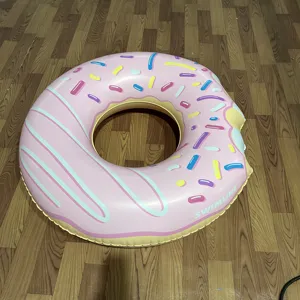 New Arrival Inflatable Donut Pool Float Swimming Ring Adult Beach Inflatable Float With Stock