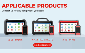 แพ็คเกจเสริมสำหรับยานยนต์เพื่อการพาณิชย์ X431 PAD SERIES - Product Image 5