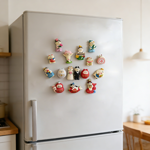 Décorations de chats miniatures - Aimants mignons pour réfrigérateur, accessoires de photographie japonais et autocollants magnétiques pour réfrigérateur comme cadeaux de collection - Product Image 2