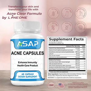 Cápsulas de limpieza de acné Oem Suplemento herbal Cuidado DE LA PIEL L-glutatión Cápsulas de acné - Product Image 2