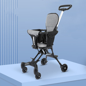 Xe đẩy em bé tầm nhìn cao đa chức năng RHS-STR66 có thể ngồi và nằm xuống xe đẩy em bé hai chiều với giỏ - Product Image 6