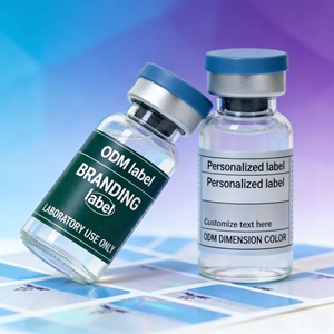 Etiquetas de vinilo a prueba de humedad más vendidas de 3 ml, 5 ml y 10 ml para péptidos de fitness, industria deportiva - Product Image 6