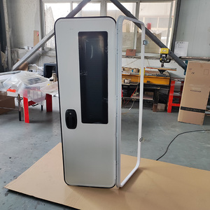 Style européen chinois de porte d'entrée de RV de haute qualité avec le verre acrylique de double couche - Product Image 2