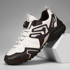Chaussures de randonnée respirantes pour hommes, ajustement par boucle rotative, antidérapantes, durables, pour activités de plein air - Product Image 2