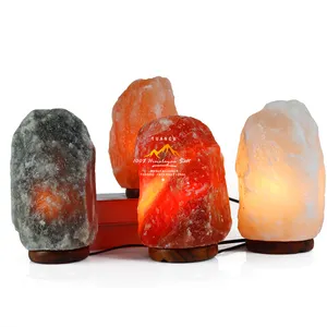 Drop Shipping E-commerce Home Decor Natural Rock Crystal Salt Water Lamps And Salt Craft For Sale