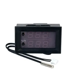 W1209WK Saklar Kontrol Suhu Digital, Termostat 12V 24V Celcius Fahrenheit W280