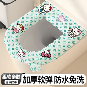 Hello Kitty Toilet Seat Cover <b>EVA</b> Waterproof Sticky Mat For All Seasons - Product Image 5