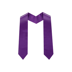 MADESHINE Prix d'usine Écharpe rectangulaire en satin écologique personnalisée en gros pour la remise des diplômes universitaires - Product Image 6