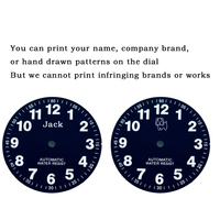 Impression personnalisée du cadran avec logo/Boîtier imprimé au laser/ServicE d’assemblage de montres sur mesure