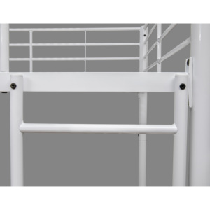 Cama litera doble ROSE, diseño moderno de acero inoxidable, muebles de dormitorio convertibles y duraderos para hoteles y almacenes - Product Image 3