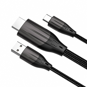 L12 2m 4k <span class=keywords><strong>Usb</strong></span> 3.1 <span class=keywords><strong>Typ</strong></span> <span class=keywords><strong>c</strong></span> a HdTV cavi convertitore <span class=keywords><strong>Usb</strong></span> tipo <span class=keywords><strong>c</strong></span> a HdTV 4k cavo per HDTV Monitor telefono cellulare - Product Image 3