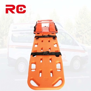Brancard <span class=keywords><strong>médical</strong></span> d'urgence manuel pliable en HDPE à quatre sections avec poignées, équipement de transfert hospitalier, direct usine - Product Image 5