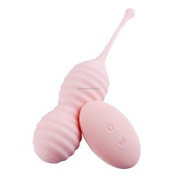 Vibrateur à boule de Kegel électrique télécommandé - Silicone flexible ABS IPX7 étanche, angle réglable, stimulation pour adultes pour les exercices de Kegel