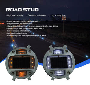 تعمل بالطاقة الشمسية الألومنيوم الطريق السلامة القط ضوء العين اللمس Ip68 عاكس الطريق الشمسية مسمار تحذير المرور المنتج - Product Image 2