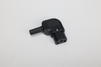 Adaptateur convertisseur CA à angle de 90 degrés, prise femelle C14 3 pôles 320 3 broches, prise mâle C13, 10A 250V, en cuivre et laiton