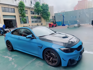 Kit de Carrocería con Cubierta de Motor Delantera de Fibra de Carbono para BMW M3 M4 F80 F82 F83 Estilo IMP; Cubierta de Motor Transparente - Product Image 3
