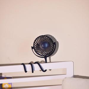 Ventilateurs de bureau portables, mini, personnalisables, pliables, à fixation sur tête ou à suspendre, avec bras flexibles USB - Product Image 4