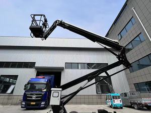 Plataforma Elevadora Telescópica de Alta Calidad, Remolcable, Tipo Cherry Picker, para Trabajos Aéreos, Usada, en Venta - Product Image 6