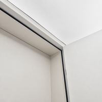 Porte intérieure moderne sans cadre, porte intérieure dissimulée, design de panneau plat pour applications résidentielles