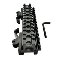 Support Double Rail 45 Degrés 13 Fentes, Fourniture en Gros pour Accessoires d'Armes de Chasse Sportive