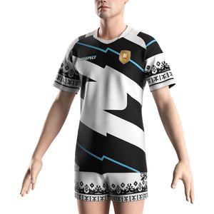 Camiseta Deportiva Personalizada con Cuello en V, de Secado Rápido, para Fisicoculturismo, con Impresión OEM, Camisetas de la Liga Australiana, Camiseta de Rugby de Irlanda - Product Image 5