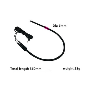 Ücretsiz özel kutu-360Mm erkek silikon elektro şok aksesuar Bi Polar elektrik stimülasyon üretral kateter dilatör anal tıkaç