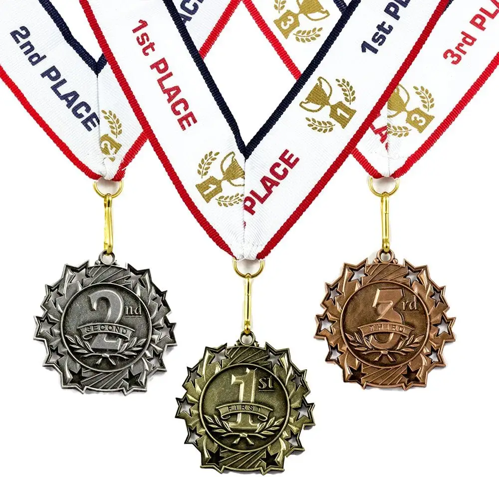 メーカーカスタム賞メダル亜鉛合金3Dスポーツサッカーカップトロフィーとメダル柔道メダル