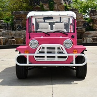 Austin Mini Moke 4 places, buggy de plage électrique classique, certifié EEC, batterie au lithium 96V, véhicule à faible vitesse