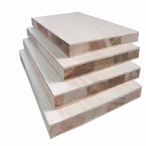 Tablero de bloques de madera laminada para muebles, tablero comercial de grado de Japón