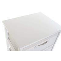 Commode en bambou et paulownia 42x32x45cm 3:80 Blanc