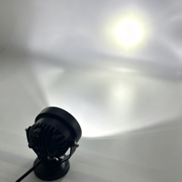 Phare de travail LED rond 4 pouces 30W, phare antibrouillard étanche IP67 12-48V, lampe de conduite auxiliaire pour voiture tout-terrain, camion, chariot élévateur, motos