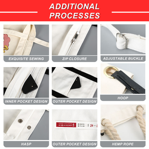 Sac à provisions fourre-tout en toile de coton personnalisé avec Offre Spéciale design de logo Sac fourre-tout de magasin réutilisable Promotion <span class=keywords><strong>pas</strong></span> <span class=keywords><strong>cher</strong></span> avec sacs à logo personnalisé - Product Image 6