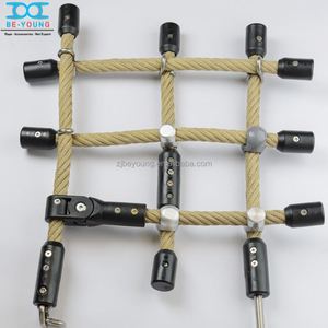 Outdoor Kids Rope Play Ground Ropes Playground 3M Climbing 6S Pp Nylon Braided High Tensile <strong>Fat</strong> <strong>Net</strong> For Set Pa Combination Pet - Product Image 4