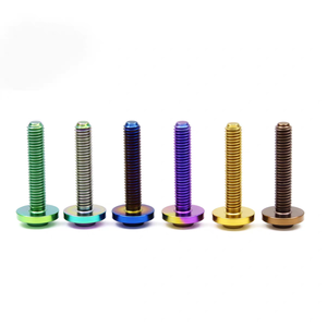Vis à tête plate en alliage de titane de classe 10 Tmj pour modification de moto, série M6 tête 13 mm, vente directe d'usine - Product Image 6