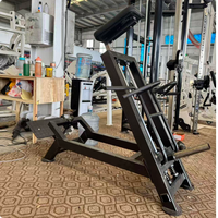 POWER X Machine à Rameur T-Bar à Charge de Plaques pour Usage Commercial en Salle de Sport, avec Support Poitrine Incliné, pour Entraînement du Dos, Équipement de Fitness
