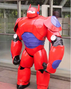 Fantastico <span class=keywords><strong>cartone</strong></span> <span class=keywords><strong>animato</strong></span> grande eroe 6 Baymax Costume da mascotte per adulti personaggio dei cartoni animati costumi per Halloween - Product Image 4