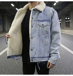 OEM Private Label <strong>Men</strong> Custom Stock Dropshipping Blue Distressed Sharpe <strong>Mens</strong> <strong>Denim</strong> <strong>Jacket</strong> - Product Image 3