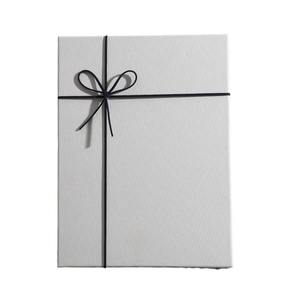 Souvenir Christmas <b>Gift</b> Packaging <b>Box</b> <b>Large</b> Rectangular Necklace Bracelet Jewelry Paper <b>Box</b> Bow Customized Color Portable Luxury - Product Image 1