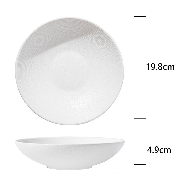 Bol blanc - 8 pouces