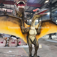 Tema Parkları İçin Özelleştirilmiş Animatronik Dinozor Sergileri: Hareketli Pterozor Robot