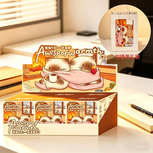 Caja Sorpresa con Figura Miniatura de Gato de Dibujos Animados Ruijie, Decoración de Escritorio, Regalo Creativo para Cumpleaños de Novia - Product Image 4