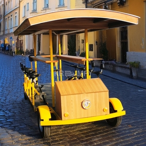 Vélo-touristique de 15 places pour excursions en plein air, idéal pour les fêtes et les sorties à vélo avec bière - Product Image 1