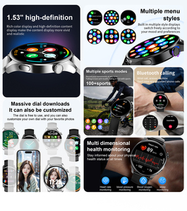 Reloj Inteligente HW90, Llamadas Bluetooth, Resistente al Agua IP67, Acero Inoxidable de Lujo, Deportivo, Fitness, para Hombre, Compatible con Android e <span class=keywords><strong>iOS</strong></span> - Product Image 2