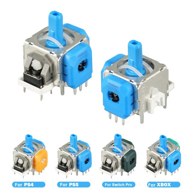 HallPi V6 TMR Joystick Replacement for PS5 / PS4 / Xbox / Switch Pro Controller Anti-Drift 3D Analog Stick Sensor Module Rocker