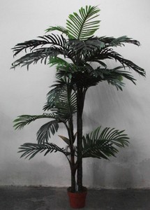 Ornamental Faux Traveler's Palm Green Artificial Interior Árbol de plástico decorativo con maceta desmontable Abanico de plástico realista Palma - Product Image 4