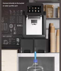 Máy pha cà phê tự động hoàn toàn thương mại, màn hình cảm ứng 7 inch, pha cà phê Espresso, Cappuccino, <span class=keywords><strong>Latte</strong></span>, dành cho văn phòng, quán cà phê. - Product Image 5