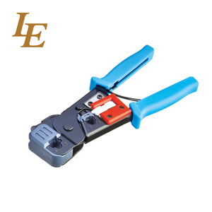 เครื่องมือสายเคเบิลเครือข่าย ปลั๊กโมดูลาร์ RJ45 8P8C 4P4C เครื่องมือปอกสายไฟ เครื่องมือจีบสาย - Product Image 4